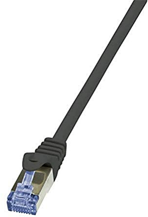 LogiLink CQ4093S 600 MHz 10 m Cat7 Patch Cable - Black