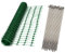 Oypla 1m x 50m Green Mesh Safety Barrier Fencing & 10 Fencing Pins