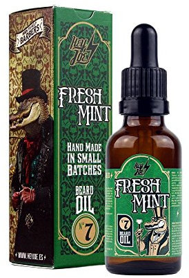 HEY JOE! Beard Oil Nº 7 Fresh Mint | Natürliches und Erfrischendes Bartöl Herren mit Minz- und Kiefernduft - Bartpflege für Gesunde Bärte - Bart Öl 30 ml