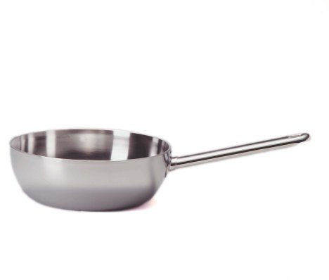 demeyere Conical Sauté Pan, Edelstahl, Silber, 22 Centimeters