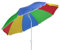 Spetebo Strandschirm bunt mit Knickgelenk - 180 cm - Sonnenschirm mit Tragetasche - Garten Schirm Balkon Terrasse Sonnenschutz