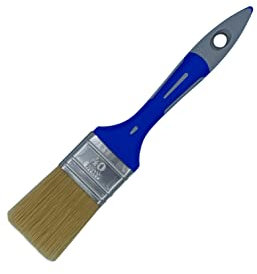 SAVY Pinceau plat bi-matière peinture mate, velours et satinée larg.40mm