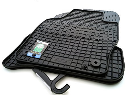 kh Teile 66310 Gummimatten passend für Polo 5 Gummi Fußmatten 4-teilig schwarz