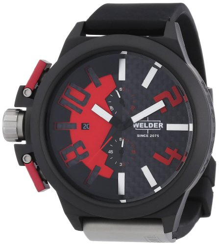 Welder Unisex-Armbanduhr Chronograph Quarz Kautschuk K35 2501