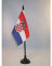 AZ FLAG - Tischflagge Kroatien - 15x10 cm - Kroatische Tischfahne 10 x 15 Cm - Flaggen