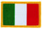 Aufnäher bestickt Flagge Italiens zum Aufbügeln auf Rucksack