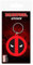 Marvel Comics Deadpool - Symbol, Schlüsselanhänger aus Gummi, 4.5 x 6 cm