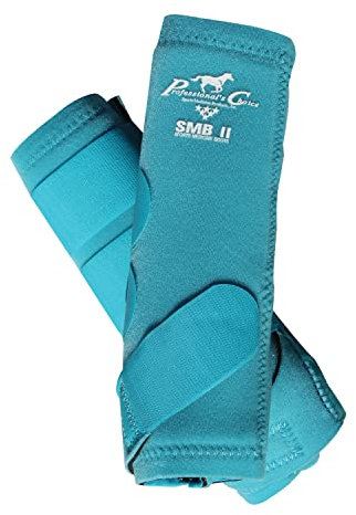 Professional's Choice Equine SMBII Sports Medicine Boots | Sold in Pairs | Turquoise | Large