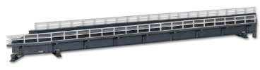 H0 Straight single track steel truss bridge (excluding piers