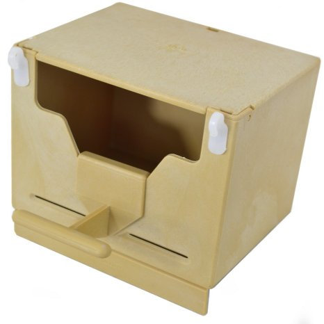 Nido de Casete para pájaros exóticos para Interior y Exterior para Jaula o pajarera