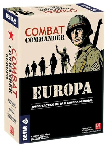 Devir - Combat Commander Europa, Wargame, Wargaming, Juego de Mesa de Guerra (BGCOMMANDER)