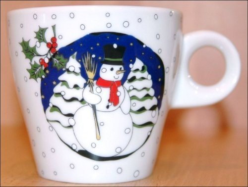 Schneemann Kaffeetasse Langenthal Bopla SwissPorzellan