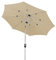 Schneider Sonnenschirm Venedig, natur, 270 cm rund, 683-02, Gestell Aluminium, Bespannung Polyester, 4.9 kg