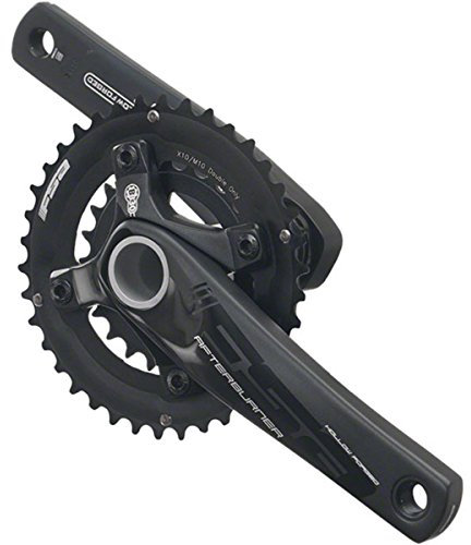 FSA Afterburner BB30 Kurbelgarnitur mit Tretlager, 22/36t, 170 mm, Schwarz