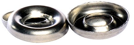 Bolt Base No 8 A2 Stainless Steel Cup Washers Countersunk Screw Finishing Washer - 100 Pack