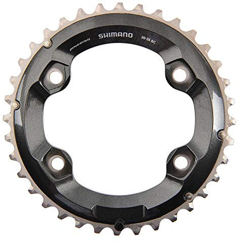 SHIMANO Unisex – Erwachsene Y-1rl98080 Kettenblätter, Schwarz, 36 (BC) für 36-26 Zähne
