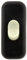 Interrupteur 2A Unipolaire Luminescent - Noir - Zenitech