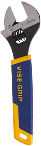 IRWIN Vise-Grip Adjustable Wrench with Comfort Grip, SAE, 6-Inch (GIDDS2286372) (2078606)