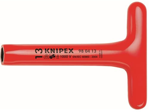 KNIPEX Clé à douille en T isolée 1000 V 10 mm