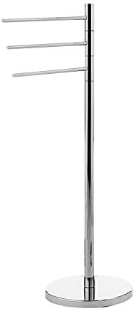 Gedy 27311300000 Tracy bagno cromato, Misure e peso: 93,7X25X43,5 CM & 2,984 KG, Porta asciugamano realizzato in metallo, Design R&S, 2 anni di garanzia, Unica
