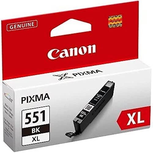 Canon Originaltinte CLI-551XL BK, Größe XL, Schwarz, Plastikverpackung (alte Version)