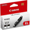 Canon Originaltinte CLI-551XL BK, Größe XL, Schwarz, Plastikverpackung (alte Version)