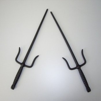 S.B.J - Sportland Kunststoff Sai Gabeln (2 Stück), Länge ca. 49,5 cm