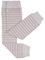 Hoppediz Babystulpen aus Bio-Baumwolle, Baby Leg Warmers, Einheitsgröße, creme sand gestreift
