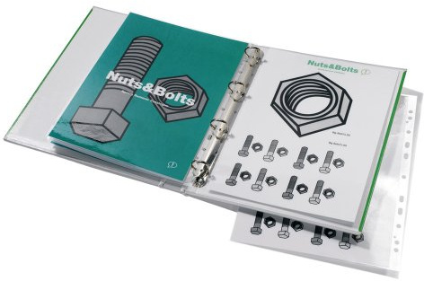 100 DIN A4 Laminierfolien 2 x 125 mic Abheftlochung