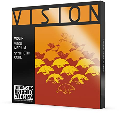 Thomastik Saiten für Violine Vision Synthetic Core Satz 1/2 Mittel