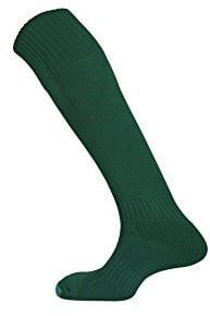 Mitre Adult Mercury Plain Football Sports Socks | Football Team Kit | Lightweight Long Sock | Breathable Sports Sock, Forest Green, Senior (7 UK - 12 UK)