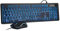Rii Rk105 RGB Teclado y Ratón Retroiluminado con Cables ,Pack de teclado y ratón para gamers para PC Gamers, Oficina, Diseño Gráfico