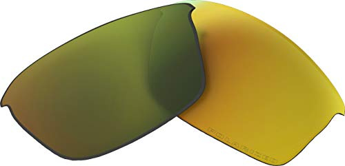 Oakley s Flak Jacket Verres de rechange pour homme Fire Iridium Polarized Taille unique