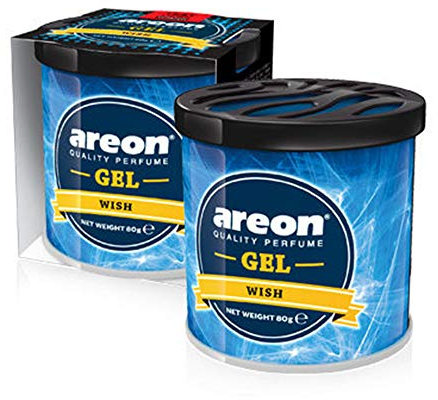 AREON Lufterfrischer Gel CAN Auto Duft Duftdose Raumduft Erfrischer Autolufterfrischer (Wish)