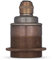Vintage Gewindemantel Lampenfassung E27 aus Messing (inkl. 1x Schraubring) - Das Original aus Europa - Old English Finish