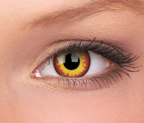 ColourVUE Crazy Lens Wildfire 3 Month Disposable 14 mm Contact Lens