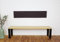 Lycce Wandkissen Kunstleder mit Montage-Set braun 115cm x 30cm