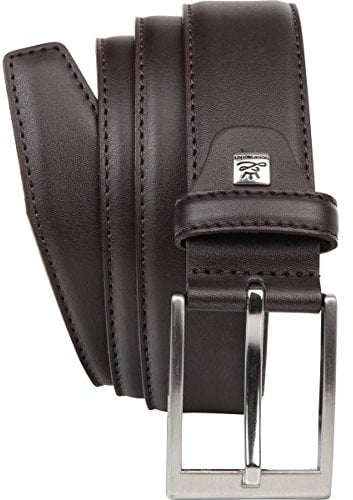 LINDENMANN Leder-Gürtel Herren 35 mm breit, Gürtel Herren Vollledergürtel schwarz, Größe/Size:Bundweite 90 cm Gesamtlänge 105 cm W 35.4 M, Farbe/Color:braun