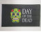 AZ FLAG - Flagge Pirate Day Of The Dead - 150x90 cm - Piraten Totenkopf Fahne 100% Polyester mit Messing-Ösen - 110g
