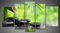 5 Verkleidung Grün Spa Immer Noch Leben Mit Bambus Brunnen Und Zen Stein Im Wasser Wandkunst Malerei Das Bild Druck Auf Leinwand Botanisch Kunstwerk Bilder Für Zuhause Büro Moderne Dekoration