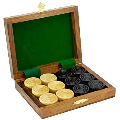 The Regency Chess Company Sheesham & Buchsbaum Dame Und Mühle Box