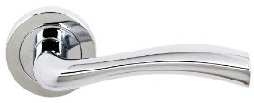 Atlantic Status Texas Polished Chrome Door Handle Set