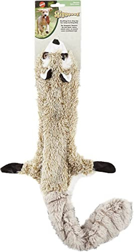 Skinneeez 470474 Hundespielzeug Waschbär, 61 cm, grau