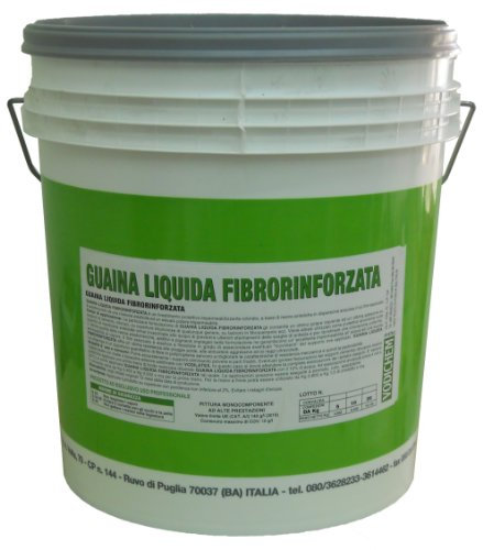 Guaina liquida fribrorinforzata, colore grigio, 20 kg
