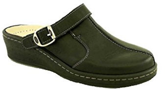 Fidelio Damen Clog 51261, Schwarz Nappa (10), EU (42)
