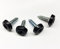 Cherished Registration Number Plate Fixing 4 Black Oversized Screws Replacement