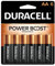 Duracell AA Coppertop Alkaline Battery 6-Pack MN1500