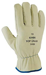 Uvex Profas Rindvollleder Schutzhandschuh TOP GRADE 8400 11 Natur