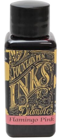 Diamine 30ml Flamingo Pink fountain pen ink bottle
