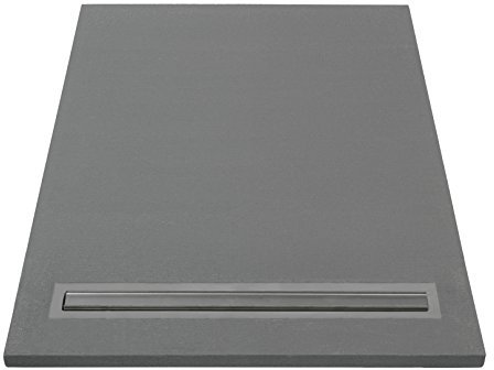 Receveur de douche prêt à carreler 900x1200 avec caniveau d'écoulement pour douche à l'italienne